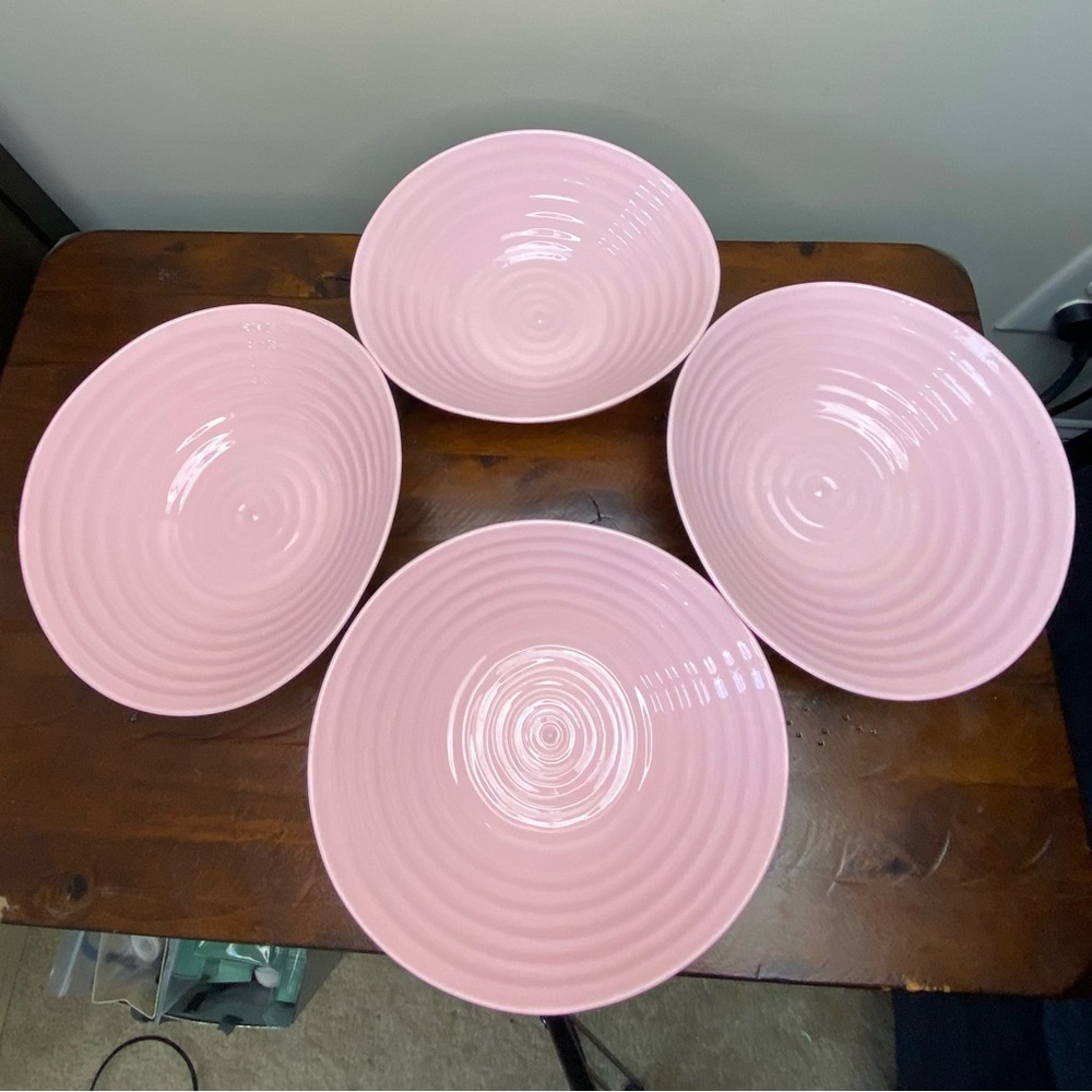 Sophie Conran Pink, Coupe Cereal Bowls set of (4)